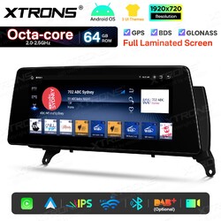 Android 14 Autoradio 8-Kern GPS Navi WIFI 64GB 10,25" für BMW X5 X6 E70 E71 CIC