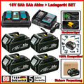 18Volt für Makita Ersatzakku 5Ah Akku BL1850B BL1830B BL1860B LXT Ladegerät