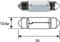 MAGNETI MARELLI 009418100000 Glühlampe, Kennzeichenleuchte