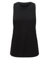 Damen Tank Top Ärmellose Weste Bio Baumwolle Rennfahrer Rücken Fitness Tops 