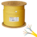 CAT 7A 100m Netzwerkkabel Duplex Gelb Eca LAN Internet Kabel Ethernet Datenkabel
