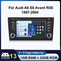 Android 13 Für Audi A6 S6 Avant RS6 1997-2004 Autoradio WIFI GPS NAVI DAB+ 1+32G