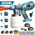 1000ML Farbsprühsystem Wandfarbe Lacke Farbsprühgerät Elektrische Spritzpistole