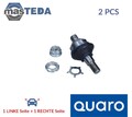 QS1006/HQ TRAGGELENK FÜHRUNGSGELENK QUARO 2PCS FÜR IVECO DAILY IV,DAILY III