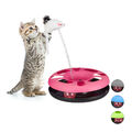 1 x Katzenspielzeug Maus Beschäftigungsspielzeug Katze pink Katzenkarussell