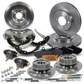 ATEC BREMSENSET BREMSENKIT VORNE + BREMSBACKEN HINTEN FÜR SEAT INCA 6K