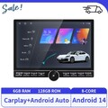128GB Android14 Carplay Autoradio Für VW T5 Multivan Transpo GPS Navi WIFI DAB+