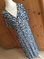 ✦ KAFFE ✦ Gr.  44 ∞ Damen Midi- Kleid ∞ Viskose Sommerkleid ∞ Blumen