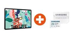 Samsung GALAXY Tab S7 FE T733N WiFi 64GB mystic black + Evo Plus 256 GB microSDX