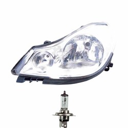 Halogen Scheinwerfer Frontscheinwerfer links H4 für Dacia Logan MCV inkl. Lampen