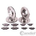BREMSSCHEIBEN + BELÄGE VORNE + HINTEN passend für RENAULT MASTER + OPEL MOVANO