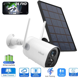 ieGeek 2K/3MP Akku Überwachungskamera außen WLAN Kamera Kamera Videoüberwachung