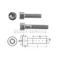Zylinderschrauben TORX ISO 14579 M5 ( ähnl. DIN 912 ) M5x6 - M5x80 Edelstahl A2