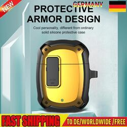 Earphone Shockproof Headphone Box Case for Google Pixel Buds A-Series (Yellow)