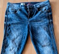 Street One Damen Jeans Crissi Gr. 30/26 tolle Waschung, Dunkelblau, denim, Neuw.