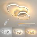 48W LED Moderne Deckenleuchte Deckenlampe Dimmbar Fernbedienung APP Wohnzimmer
