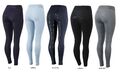 Damen Sommer Schlüpf Reithose Leggings Tights Vollbesatz Leicht Gr. 34-46