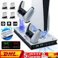 PS5 Controller Ladestation Vertical Stand mit Lüfter für PS5/PS5 Digital Edition