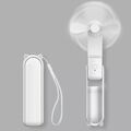 Mini Handventilator Taschenventilator Lüfter Wiederaufladbar Faltbar Powerbank