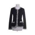 Peter Hahn, Strickjacke, Damen, Größe: 36, Blau/Weiß, Baumwolle/Viskose #UjU