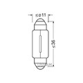 Glühlampe Einstiegsleuchte Ams-osram 6461 Original für Fußraum Hinten Vorne
