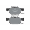 1x ORIGINAL® Textar 2231701 Bremsbelagsatz, Scheibenbremse Vorne, exkl.