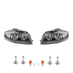 Scheinwerfer Set Halogen passend für Audi A3 8P 03-08 Leuchtmitteln Links Rechts