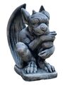 Massive Steinfigur Gargoyle - Der Wächter Torwächter aus Steinguss frostfest