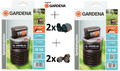 2x GARDENA Versenk-Viereckregner OS 140 Sprinklersystem 08220-29 Versenkregner