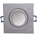 LED Einbaustrahler eckig IP44 1-9W Spot Bad Außen Einbauleuchte Feuchtraum 60mm