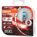 OSRAM Night Breaker® LASER NEXT GENERATION HB4 Sockel +150% mehr Licht DuoBox