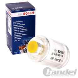 BOSCH KRAFTSTOFFFILTER passend für JAGUAR XJ XK8 LAND ROVER DEFENDER FREELANDER