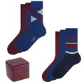 FALKE Herren Socken 3er Pack - Happy Box, Kurzsocken, Geschenkbox