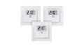 Homematic IP Smart Home 3er-Set Temperatur- und Luftfeuchtigkeitssensor HmIP-STH