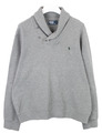 Polo By Ralph Lauren Sweatshirt Herren 2XL Pullover Schalkragen Mischung Grau
