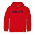 Ducati Logo Sweatshirt mit Kapuze Hoodie Hoody rot