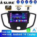 Android 14 Autoradio Für Ford Transit Tourneo Custom 2013-2019 2+32G Carplay DSP