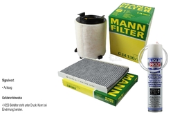 MANN-FILTER + LIQUI MOLY Klima-Anlagen-Reiniger  für VW Golf V