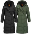 Ragwear Damen Wintermantel Steppmantel Parka Jacke Winterparka Pavla Long 24