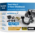 ANHÄNGERKUPPLUNG für Seat Ibiza V ab 17 abnehmbar BRINK +7polig E-Satz ECS