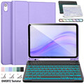 Hülle mit Beleuchtete QWERTZ Tastatur Für iPad 10 9 8 7 Gen Air 6 5 4 3 Pro 11''