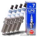 4x NGK ZÜNDKERZE LPG LASER LINE 7 FÜR CITROEN BERLINGO C2 C3 C4 C5 C6 C8 EVASION