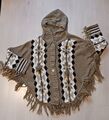 Schöner Poncho Mit Fransen Von Fishbone Gr. XS  S Boho Hippie Goa