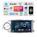 Android 14 9" 4+64G Autoradio CarPlay GPS SWC DSP RDS Für Toyota Yaris 2011-2018