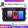 Für Smart Fortwo 451 2005-2010 Carplay Android13 Autoradio GPS Navi DAB+ 6+128GB