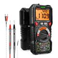 KAIWEETS Digital Multimeter mit LED-Buchsen Strommessgerät True RMS Auto-Rang...