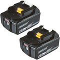 Für Makita Akku Ersatzakku BL1860B - 2er Set - Original - 18V/6,0Ah - 197422-4