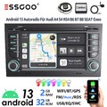 Apple Carplay Android 13 2+32G Autoradio Navi RDS BT Für Audi A4 S4 RS4 B6 B7 B8