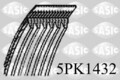 SASIC 5PK1432 Keilrippenriemen für AUDI  passend für FIAT SKODA VW Riementrieb