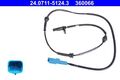 Ate (24.0711-5124.3) ABS Sensor, Raddrehzahlsensor für CITROEN PEUGEOT